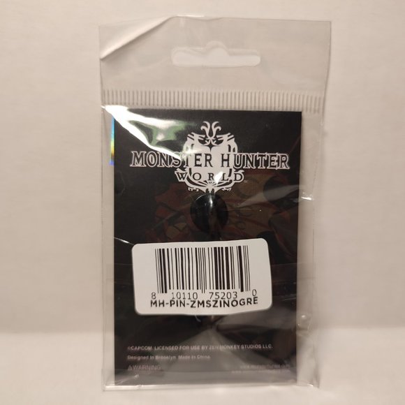 Zinogre Monster Hunter World Official Collectible Enamel Pin - Picture 2 of 3